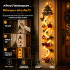🎄🎃Utolsó nap! 🎅Élvezze a 49% kedvezményt a megvilágított karácsonyi ajtódíszekre!
