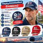 🧢9/11-es évfordulós emlék-baseballsapka: Soha ne felejtsük el – Uniszex, hazafias emléksapka 🧢