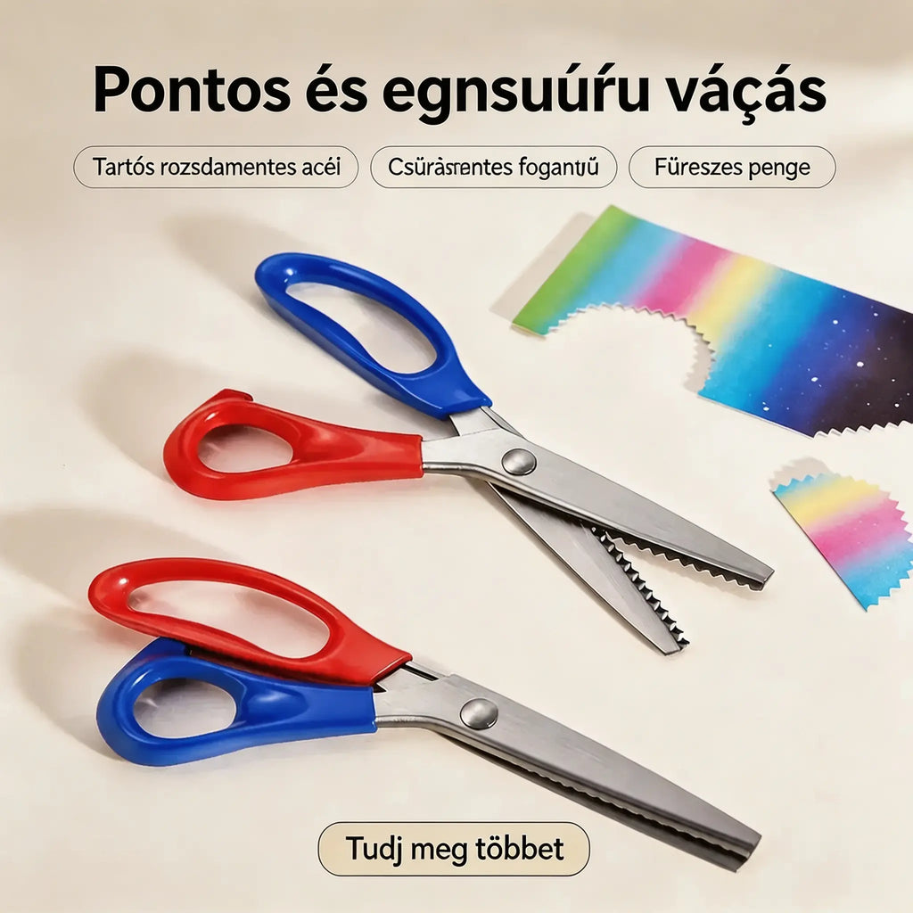✂️✨ Barkács varró- és csipkeolló 🧵💖 Precíz és egyszerű vágás bármikor, segítve saját remekművek létrehozását 🎀🌟