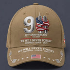 🧢9/11-es évfordulós emlék-baseballsapka: Soha ne felejtsük el – Uniszex, hazafias emléksapka 🧢