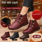 🔥🔥👢【50% KEDVEZMÉNY！！！！】💥【35-40】Női bőr, pamut, csúszásmentes, kézzel készített cipők őszre és télre