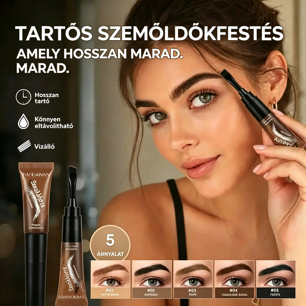 🔥Vásárolj egyet, kettőt kapsz ingyen! 3 termék mindössze 7800 forintért💖 Vízálló szemöldökgél – elfedi a fehér szemöldököt és természetes szemöldökformát hoz létre✨
