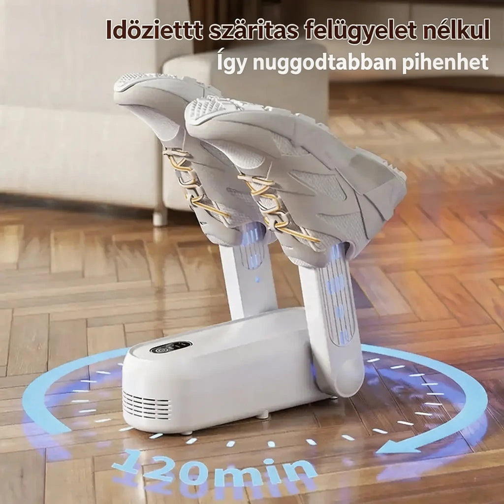 【Korlátozott ideig féláron】🔥Háztartási cipőszárító sterilizálási időzítő funkcióval, vízálló, állandó hőmérsékletű és gyorsan száradó