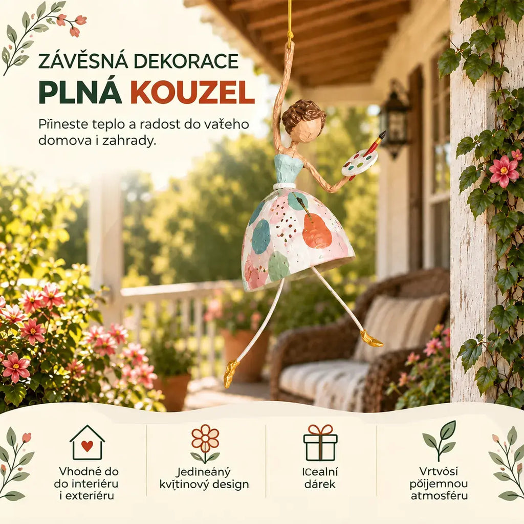 ✨ Vidám, függő dekoráció táncos stílusban