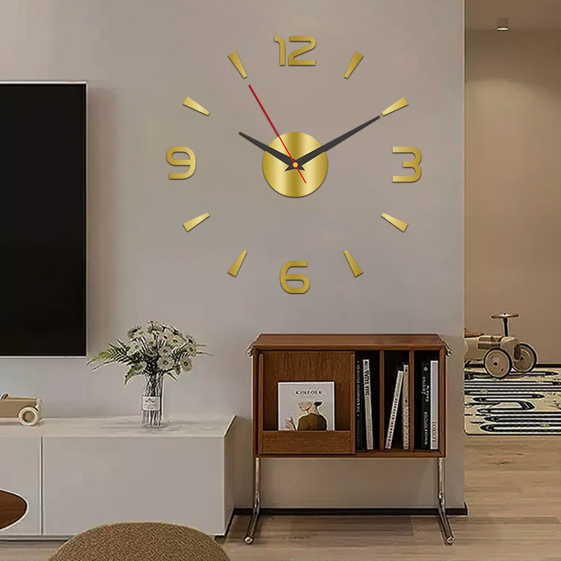 【30% kedvezmény】🕑✨ 3D háttérvilágítású akril falióra – Fúrás nélkül rögzíthető (otthoni összeszerelést igényel)