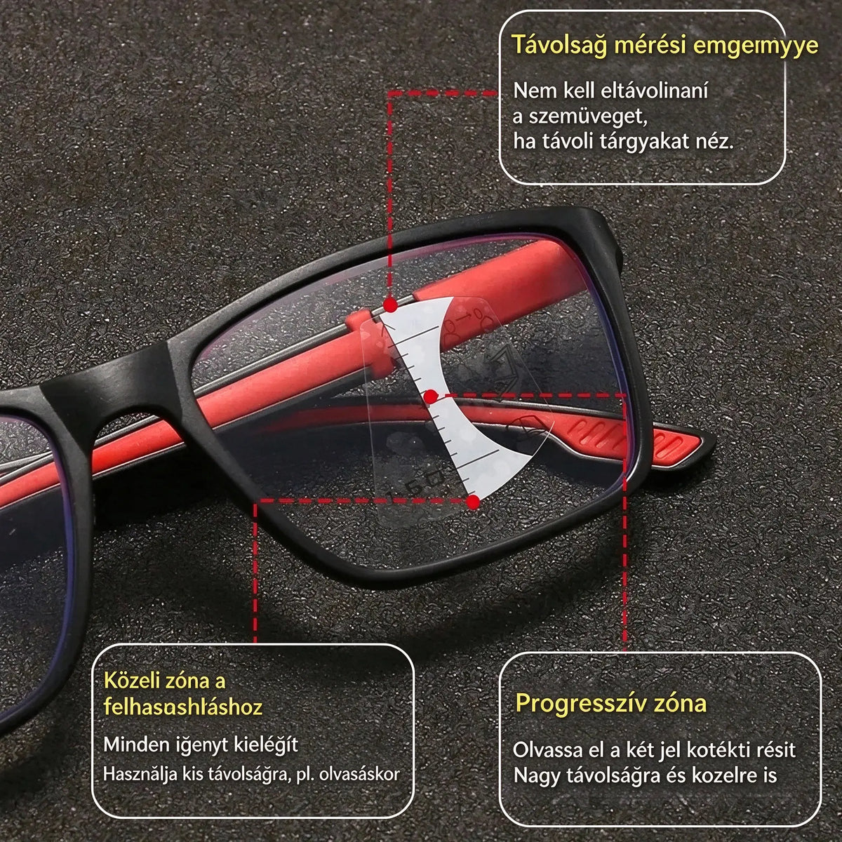 👓 Egyetlen szemüveg – távoli és közeli tárgyak látásához egyaránt! Fényre sötétedő, multifokális szemüveg ☀️ Csúszásmentes, kényelmes és stílusos – tökéletes választás idősek számára.