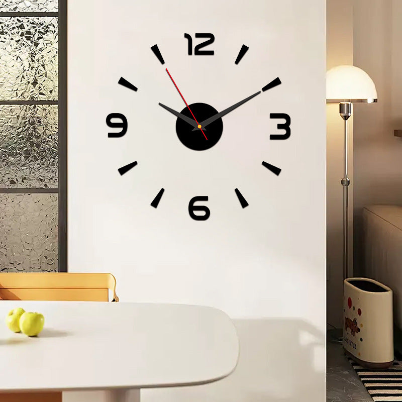 【30% kedvezmény】🕑✨ 3D háttérvilágítású akril falióra – Fúrás nélkül rögzíthető (otthoni összeszerelést igényel)