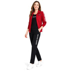 🌸 Elegancia és teljes kényelem! Elegáns, háromrészes női szabadidőruha (cipzáros felső + alsó felsőrész + nadrág / Méretek: M–6XL)! ✨