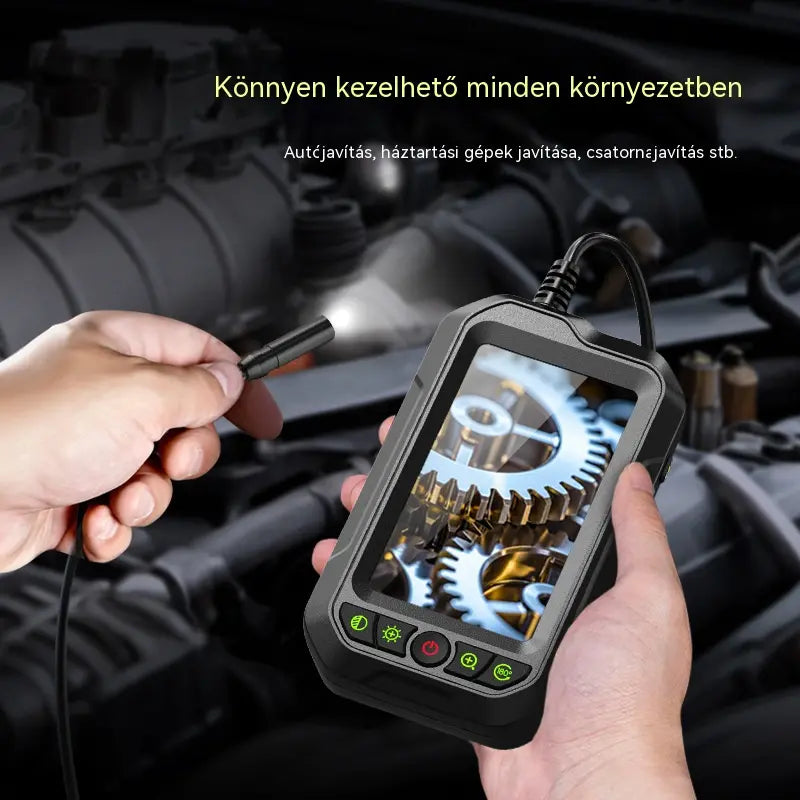 🔍 Korlátozott ideig tartó ajánlat: 50% kedvezmény! ✨ Hordozható HD 1080p endoszkópkamera 4,3 hüvelykes kijelzővel – Vízálló (IP67), precíziós vizsgálat, hosszú üzemidejű akkumulátor ✨