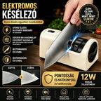⏳ 50% kedvezmény! 🔪 Multifunkcionális, akkus elektromos késélező, újratölthető ✨
