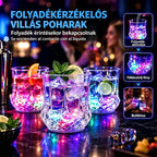 ✨🍷Folyadék hatására aktiválódó LED-fénnyel ellátott pohárkészlet🥂