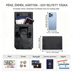 💳✈️ Rejtett pénzöv útlevél, készpénz és kártyák számára – Hordozható, biztonságos deréktáska repülőterekre, városi utazásokhoz és szabadtéri kalandokhoz 🌍