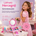 💄 Korlátozott ideig tartó ajánlat: 50% kedvezmény! ✨ Lemosható hercegnős sminkkészlet: biztonságos, nem mérgező játék sminkkészlet gyerekeknek 👸