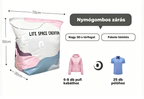 👕📦 [ 5 darab ] Vákuumos ruhákhoz való tárolózsákok — Pumpa nélkül | Vastagított kialakítás dupla rétegű tömítésekkel a kipukkadás és a légszivárgás hatékony megakadályozása érdekében.