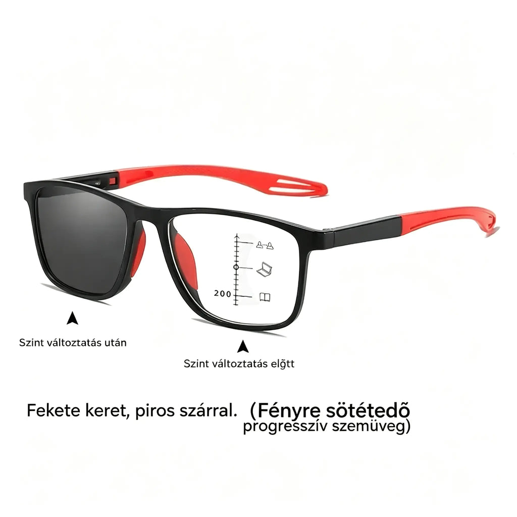 🕶️Ultrakönnyű, nagy felbontású, fényre sötétedő olvasószemüveg, amelyet kifejezetten idősek számára terveztek.