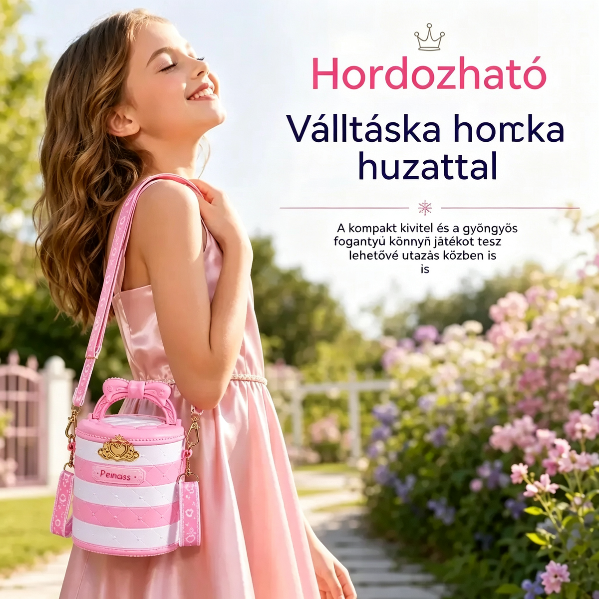 💄 Korlátozott ideig tartó ajánlat: 50% kedvezmény! ✨ Lemosható hercegnős sminkkészlet: biztonságos, nem mérgező játék sminkkészlet gyerekeknek 👸
