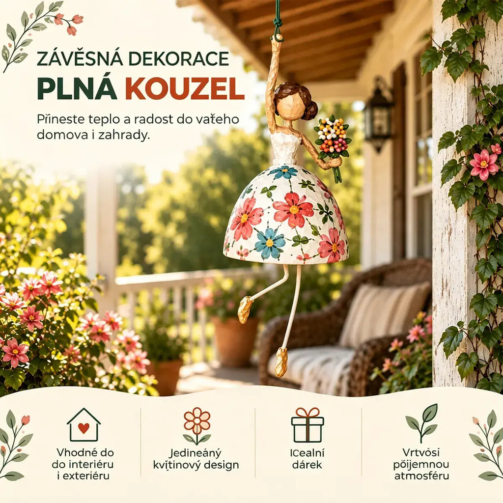 ✨ Vidám, függő dekoráció táncos stílusban